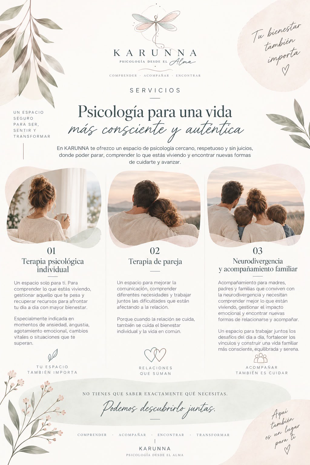 Mujer de espaldas con una taza